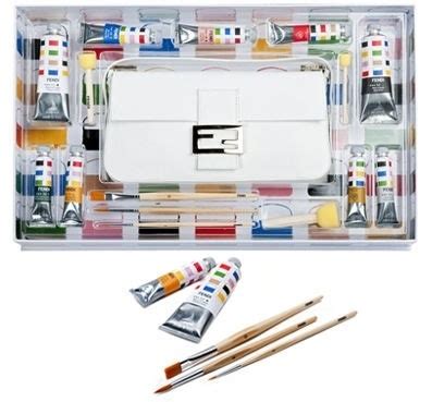 fendi baguette canvas painter kit